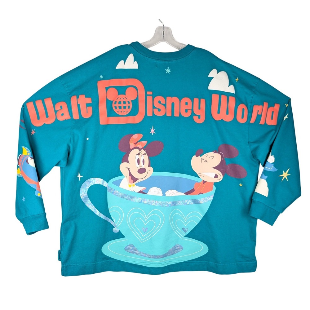 Disney Spirit Jersey Adult 3XL Teal 2024 Play in the Park Celebration Crew - Picture 2 of 12